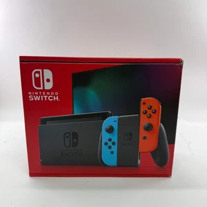 Nintendo Switch v2 Console HAC-001(-01) Red/Blue - Picture 1 of 9