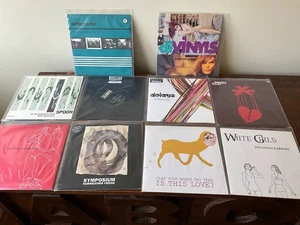 SMALL JOB LOT OF 10 x 1990 /2000's INDIE 7" VINYL - UNPLAYED/NEW STOCK CLEAROUT - Picture 1 of 3