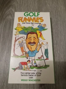 RARE VHS Tape Golf Funnies Par Fore The Course W/Wedgy Winchester Sports Movie - Imagen 1 de 1