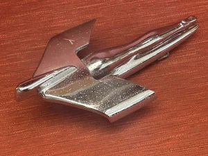 1957 Nash Hood Emblem, Petty  Ornament  hot rat rod lowrider  flying lady, - Foto 1 di 20