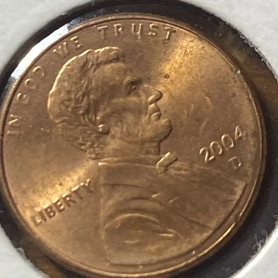 2004 Lincoln Penny error Multi Error Rim /Die - Image 1 of 3