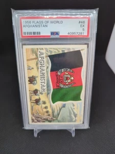 1956 Topps Flags of the World #46 Afghanistan PSA 5 - Picture 1 of 3
