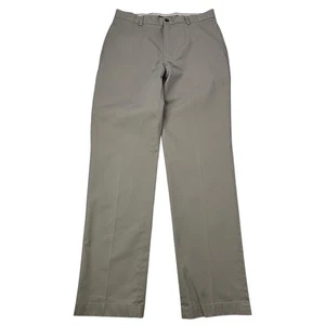 Pantalones chinos Brooks Brothers Advantage Clark para hombre W31 L32 beige 30" ancho x 31" entrepierna - Imagen 1 de 13