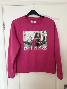 Ladies Emily In Paris Sweatshirt Size M 12-14 - Picture 1 of 7