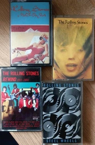 4 x ROLLING STONES Albums GOATS HEAD SOUP, REWIND, STEEL WHEELS, MADE IN SHADE - Picture 1 of 3