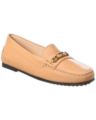Mocassino Tod’s City Gommino in pelle donna beige 40