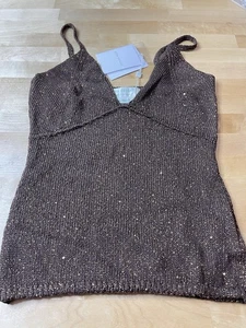 Camisola ASTA RESORTCarolina - Lentejuelas Chocolate Oscuro Talla Pequeña - Imagen 1 de 8