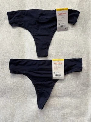 NUEVO Tanga Warners No Pinching No Problems 2 pares Tanga Mujer Talla Mediana 6 Foto 1 de 4