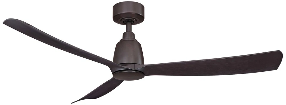 52" Fanimation Kute Dark Bronze Damp Rated Smart Ceiling Fan - Image 1 of 1