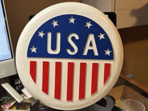 Frisbee Brand X USA flag USA made 97 grams flying disc - Picture 1 of 9
