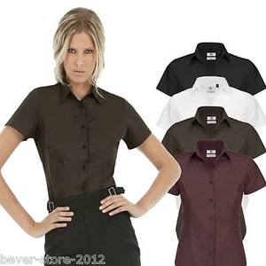 Mujer Blusa Camisa Manga Corta Camiseta Pantalones Cortos Extragrande XS S M L - Imagen 1 de 4