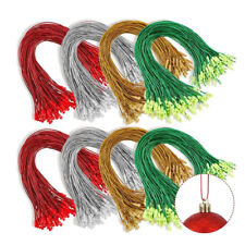 1 Bag Holiday Ornament Hanger String Precut Hanging Ropes For Home Ball Decor