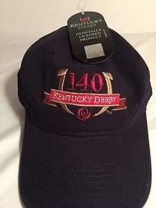 The Game Kentucky Derby 140 Cap Churchill Downs Black Adjustable May 3, 2014 NWT - Picture 1 of 5
