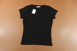 Cotton On Womens Size Medium Black Short Sleeve All Day Crew Neck Tee NWT - Picture 1 of 9