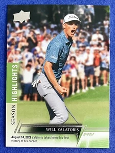Will Zalatoris 2024 Upper Deck Golf Season Highlights Rookie #80 - Picture 1 of 2
