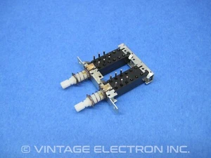 NOS Dynaco 2 pulsanti interruttore Assy (preamplificatore PAT-5): P/N 338002 SUB (2 stazioni) - Foto 1 di 7