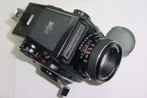 Mamiya M645 1000s Medium Format SLR Film Camera with Mamiya 80/2.8 Lens + Prism - Picture 1 of 9