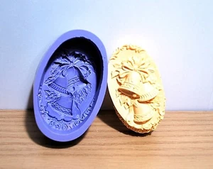 silicone Christmas bell mold soap resin holiday mould single cavity homemade - Picture 1 of 7