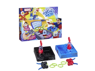 Hydro Pods Marvel Clash & Splash Duel Battle Set, Spider-Man activado por agua Foto 1 de 4