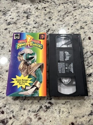 Mighty Morphin Power Rangers VHS 1994 - Green Ranger Mini-Series Part 5 Saban - Image 1 of 4