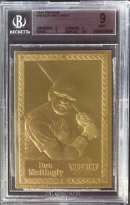 1995 ProMint 22K Gold #11 Don Mattingly BGS 9 Mint Serial Numbered 008833/50000 - Picture 1 of 2