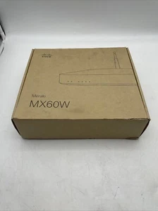 Cisco Meraki MX60W Cloud Managed Security Appliance w/ AC & Antennas - Unclaimed - Picture 1 of 13