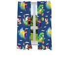  Kids Room Window Curtains Drapes Set 82 in x 63 in Super Mario