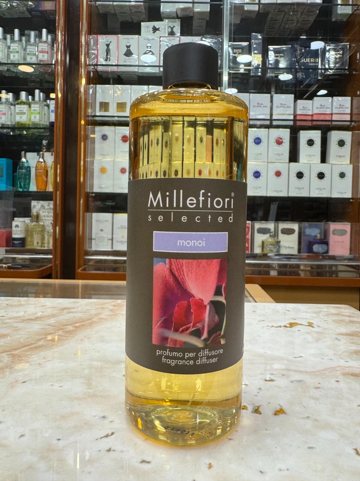 RICARICA MILLEFIORI MONOI FIORE 500 ML DIFFUSORE AMBIENTE BASTONCINI - Immagine 1 di 1