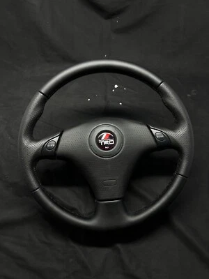 Volante Toyota TRD cuero negro MK4 CELICA MR2 MR-S Alteeza JZX Foto 1 de 4