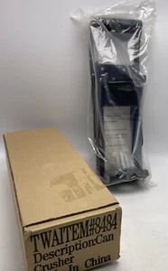 Frantoio per Lattine Montaggio a Parete Alluminio Metallo Resistente Smasher Compattatore Riciclo NUOVO - Foto 1 di 11