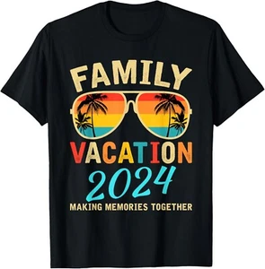 Family Vacation 2024 Beach Matching Summer Vacation 2024 Gift Unisex T-Shirt - Picture 1 of 4