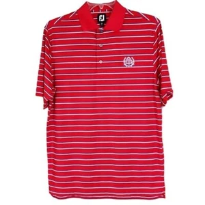 FootJoy Polo a righe rosse manica corta uomo media - Foto 1 di 8