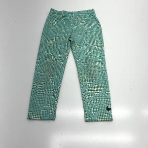 Nike Blue Dotted Print Full Length Leggings Girls Size 4T - Picture 1 of 6