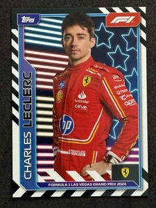 Charles Leclerc 2024 Topps F1 Card - Formula 1 Las Vegas Grand Prix - Picture 1 of 2