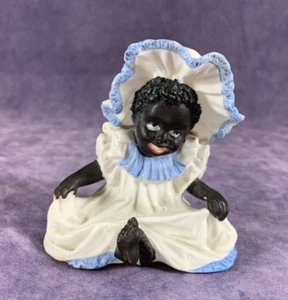 Antique Bisque Germany 3" Young Young Girl w Bonnet Hat Figurine 4626 Cute! - Picture 1 of 8