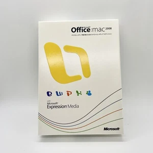 Microsoft Office: mac 2008 Microsoft Expression Media Japanese w/ Product Keys - Picture 1 of 8