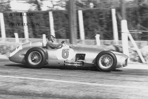 Mercedes-Benz W196 Fórmula Uno y Hermann - 1954 F1 GP España - fotografía - Imagen 1 de 1
