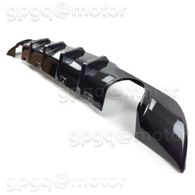 Válvula difusor traseiro barbatana de tubarão fibra de carbono para Chrysler 300 SRT 15-2022 - Imagem 1 de 4