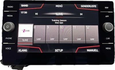 VW DISCOVER MEDIA ORIGINALE BEDIENEINHEIT RADIO DISPLAY 5NN919605B - Bild 1 von 4