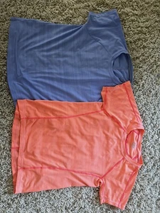 Athleta girl Medium 8/10 T Shirts 2 Lot - Picture 1 of 5