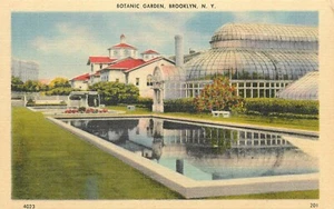 Postal del Jardín Botánico de Brooklyn Nueva York NY - Imagen 1 de 2