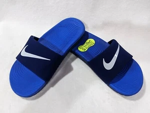 Nike Boy's Kawa Blue Void Slide Sandals (GS/PS) - Assorted Sizes NWB 819352-404 - Picture 1 of 6