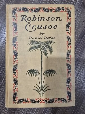 Robinson Crusoe By Daniel Defoe, (1900), The University Press-Cambridge, HC  - Image 1 of 4