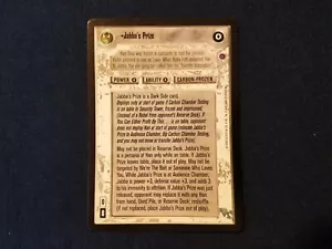 Star Wars CCG Reflections II 2 Premio Jabba - Foto 1 di 1