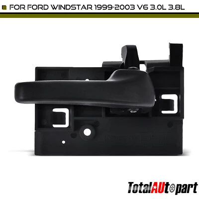 Manija de puerta interior negra textura para Ford Windstar 1999-2003 lado derecho trasero Foto 1 de 4