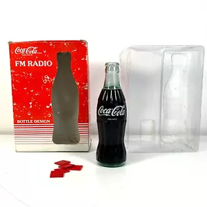 Tested ✅ - 1989 Coca Cola Bottle FM Radio 20 cm Bottle Design NIB Rare Vintage - Bild 1 von 16