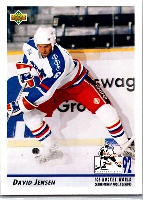 1992-93 Upper Deck Hockey - #379 David Jensen - Image 1 of 2