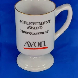 Avon Achievement Award porcelain Coffee Mug 'First Quarter 1978' Collectibles - Picture 1 of 12