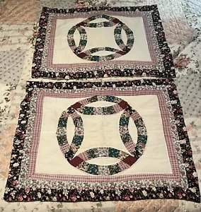 Gesteppter Kissenbezug Shams Standardgröße (Kissenbezug) Ehering Druck Set - Bild 1 von 6
