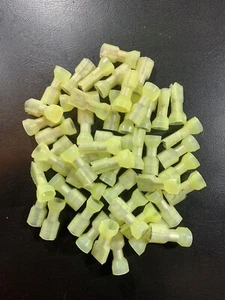 Quick Disconnect Qty 50 TE Connectivity 4-520447-2  REC 12-10 AWG - Picture 1 of 6